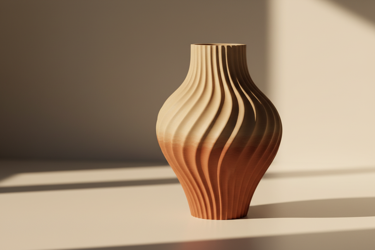 3D-gedruckte Vase